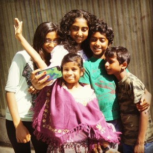 Kids still love selfies