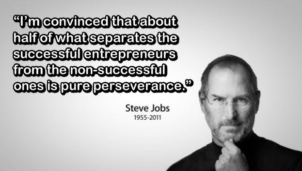 Perseverance separates great entrepreneurs from good ones