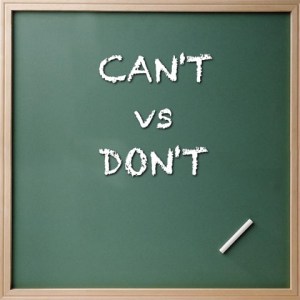 Cant vs. Dont - Don't is better